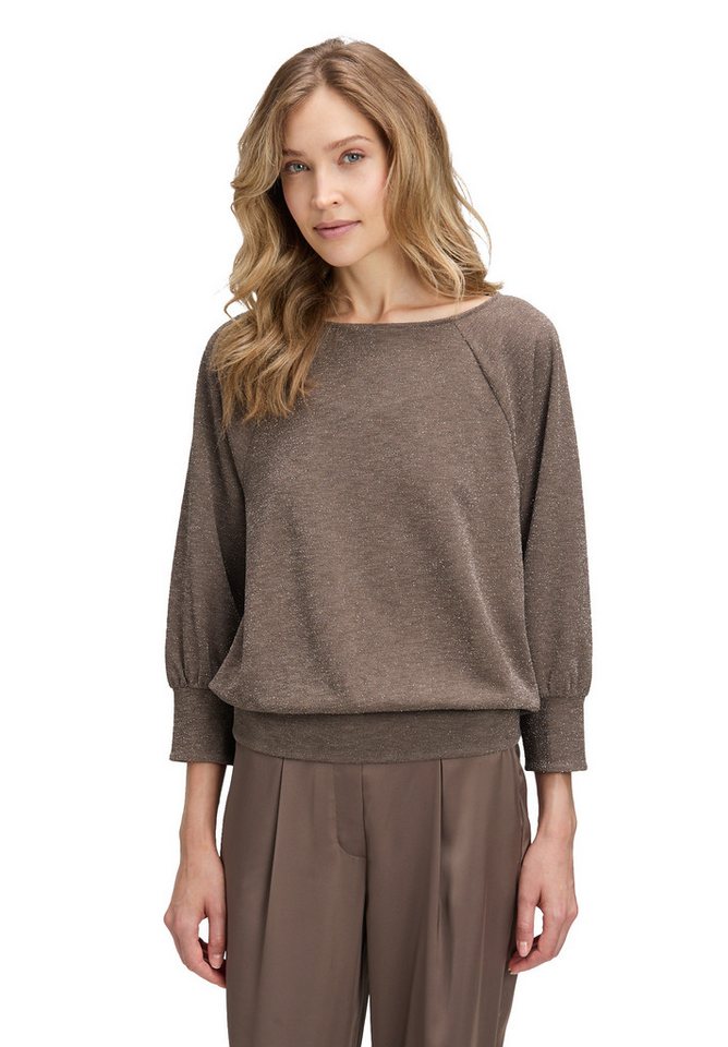 Betty Barclay 3/4-Arm-Shirt Damen Oversize-Shirt im Glitzer-Look (1-tlg) von Betty Barclay