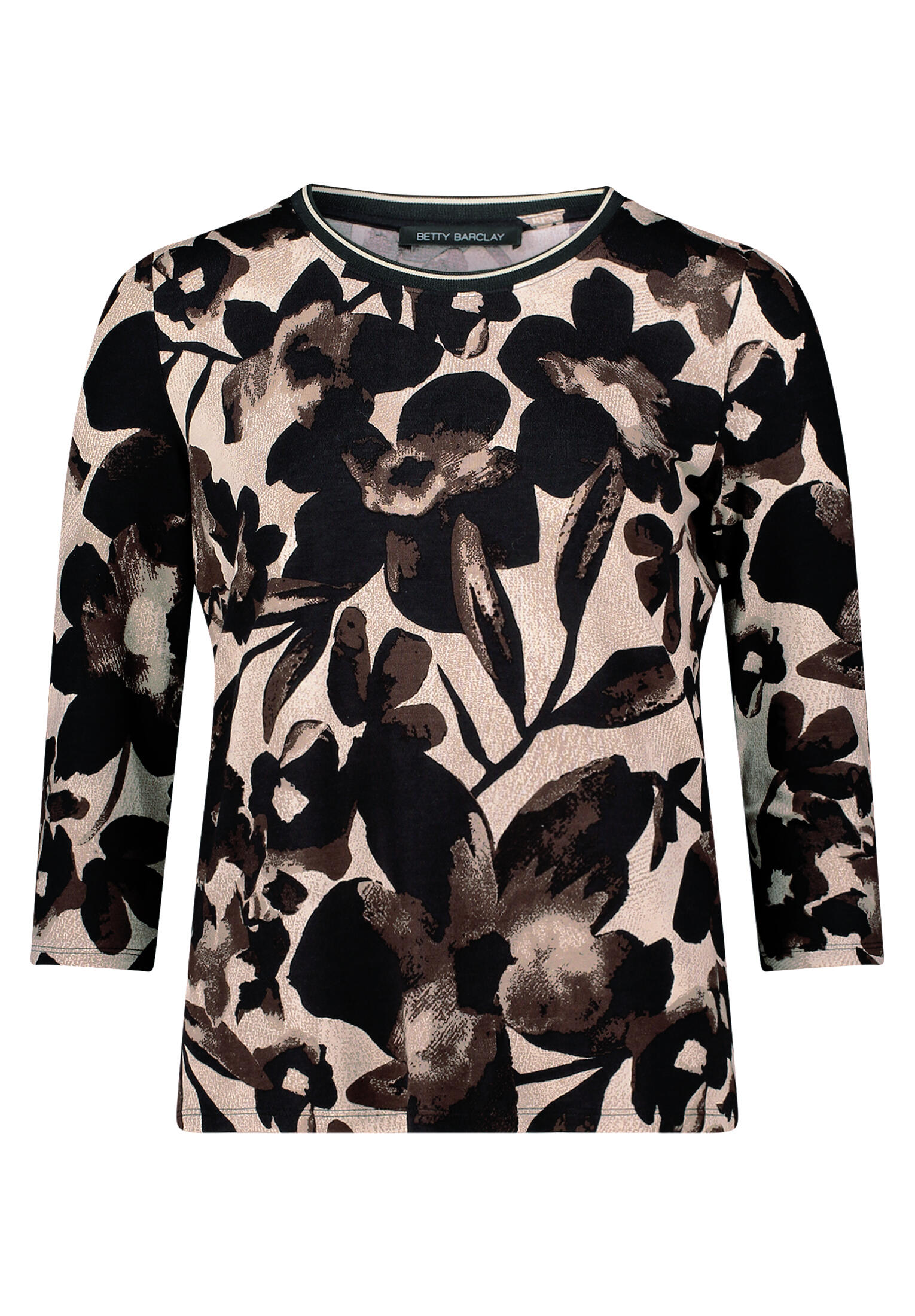 Betty Barclay - Basic Shirt beige/braun - Gr. - 46 von Betty Barclay