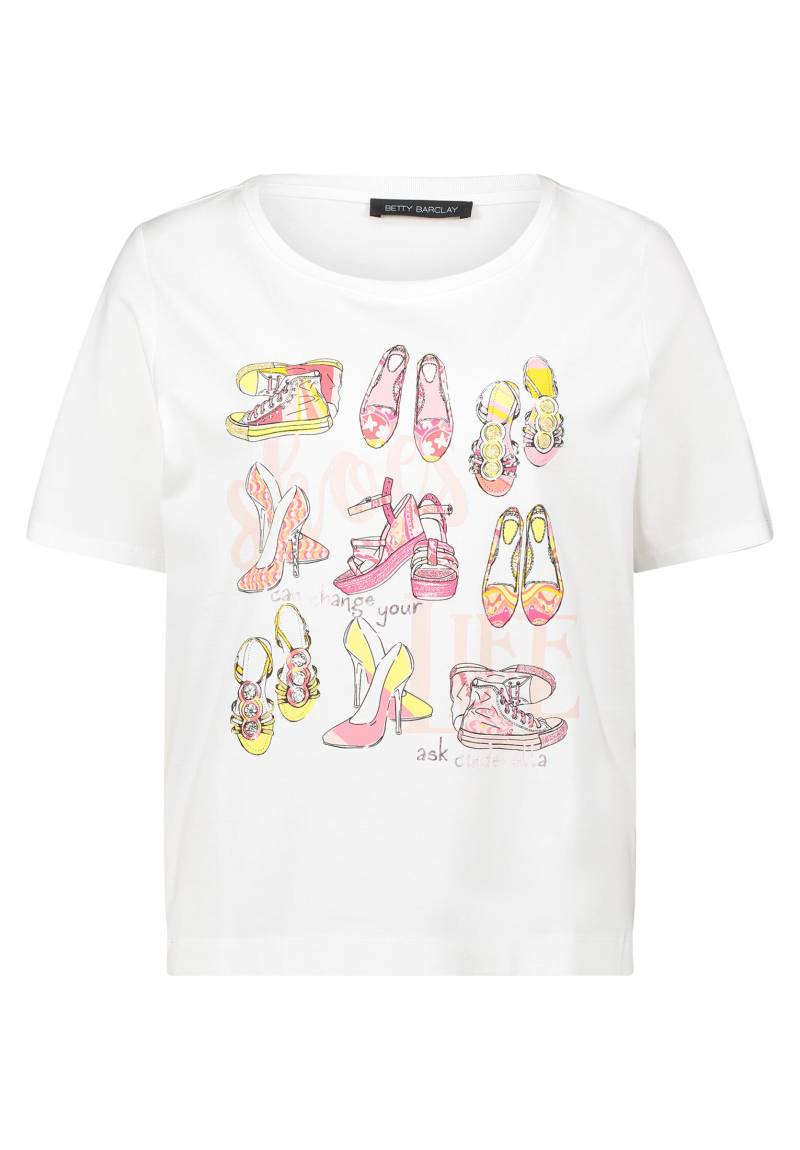 Betty Barclay - Basic Shirt patch cream/rosé - Gr. - 44 von Betty Barclay