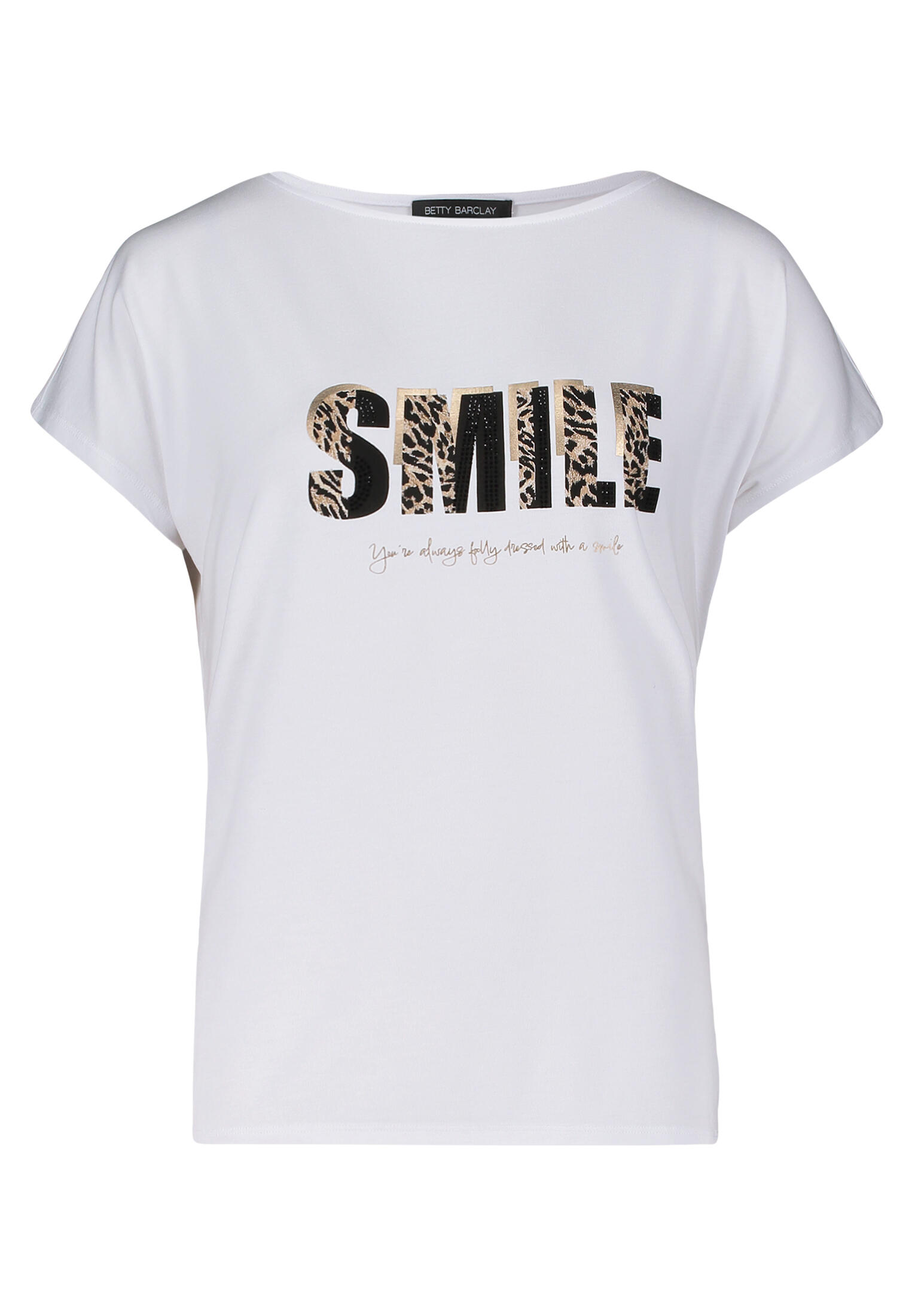 Betty Barclay - Basic Shirt patch white/black - Gr. - 44 von Betty Barclay