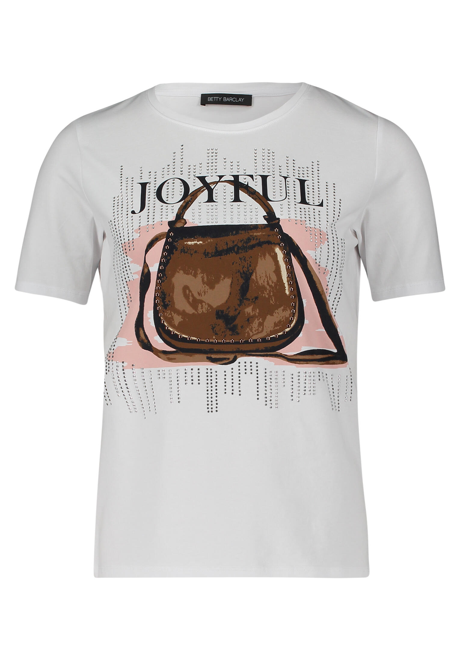 Betty Barclay - Basic Shirt patch white/brown - Gr. - 48 von Betty Barclay