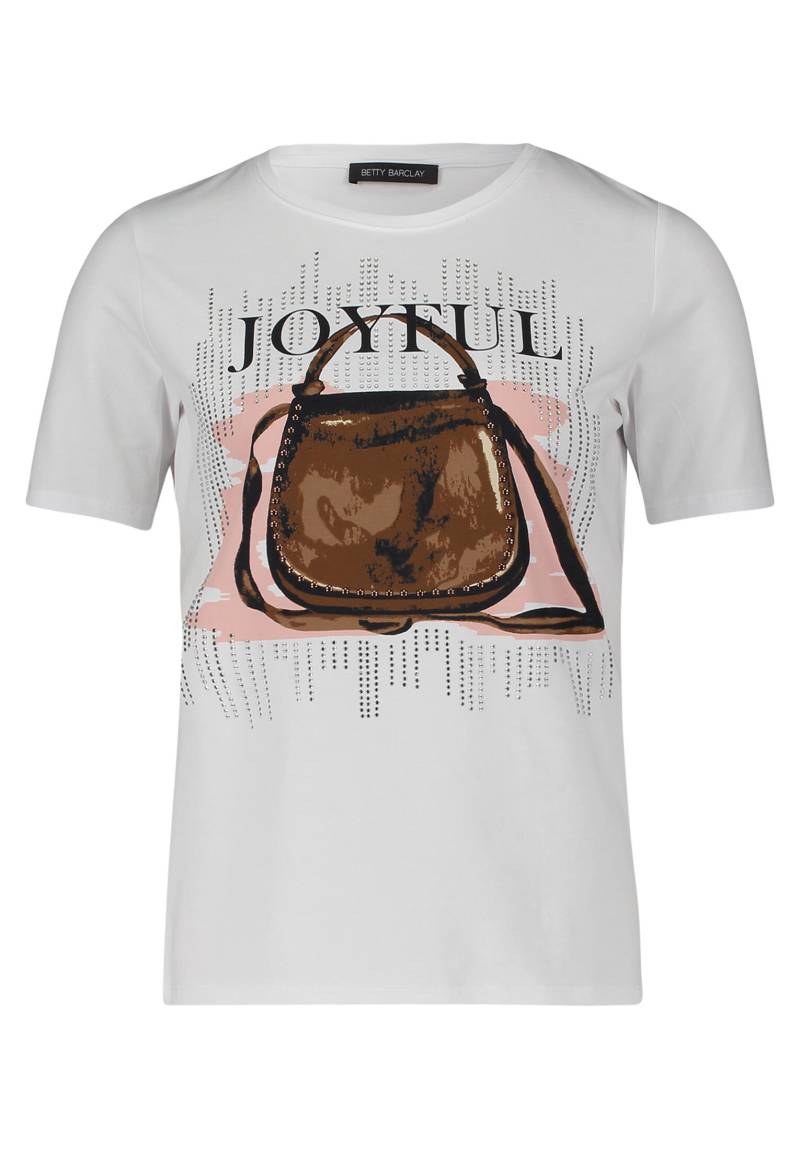 Betty Barclay - Basic Shirt patch white/brown - Gr. - 48 von Betty Barclay