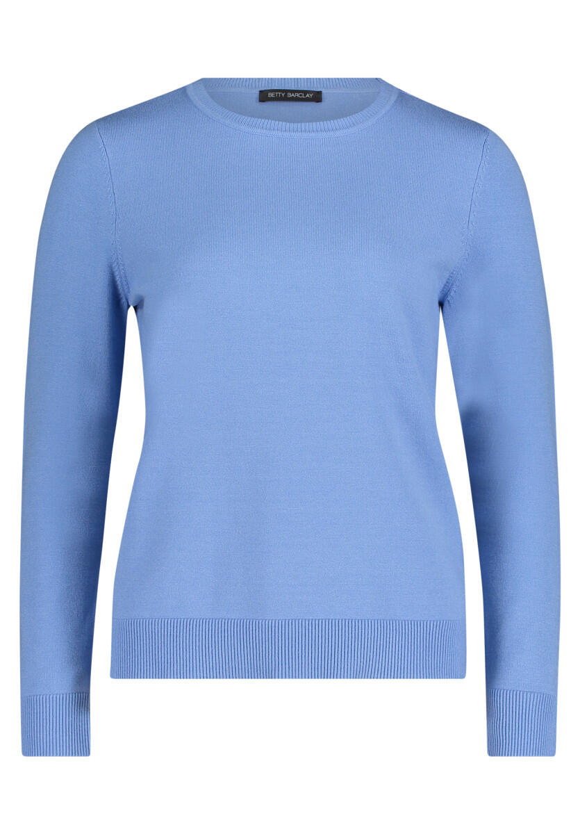 Betty Barclay - Basic-Strickpullover blau - Gr. - 38 von Betty Barclay