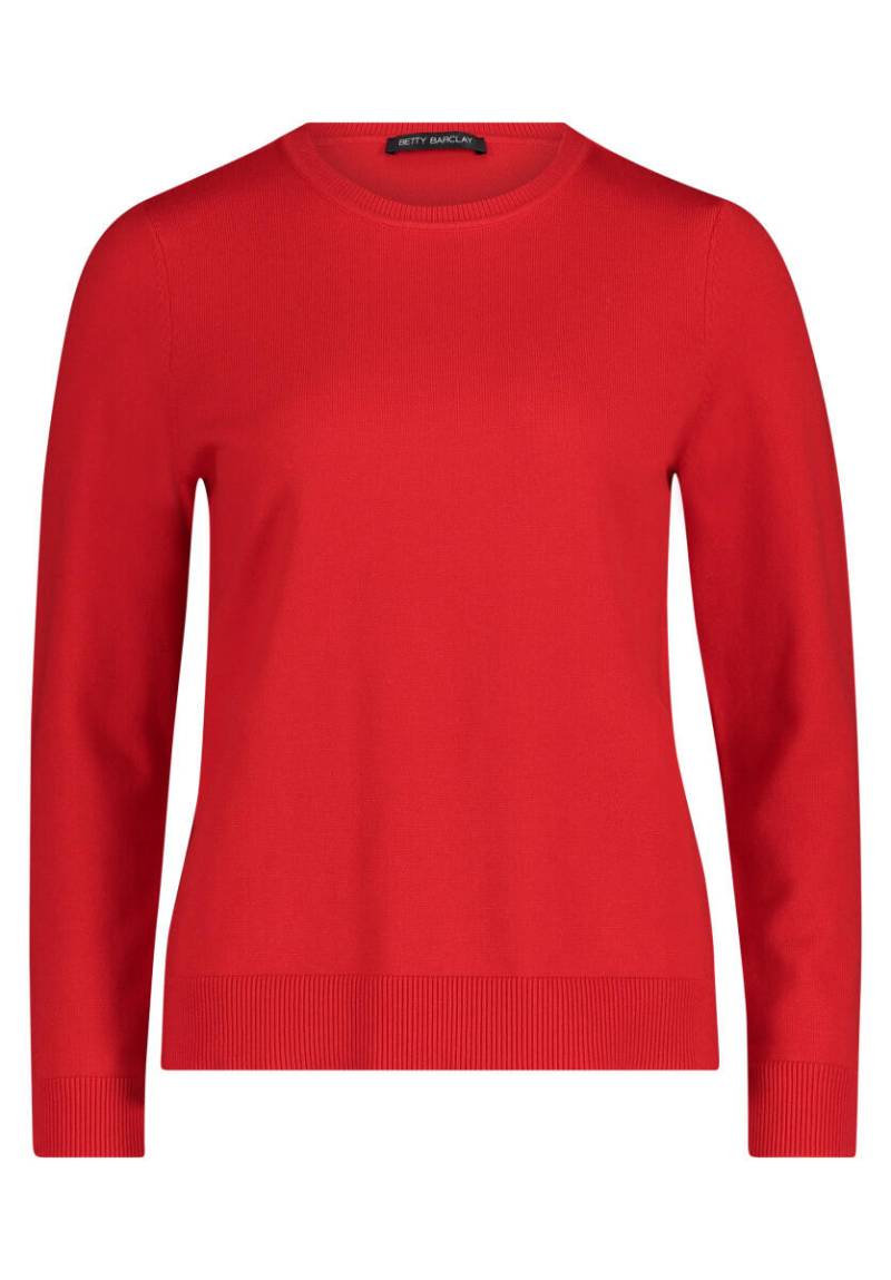 Betty Barclay - Basic-Strickpullover rot - Gr. - 48 von Betty Barclay