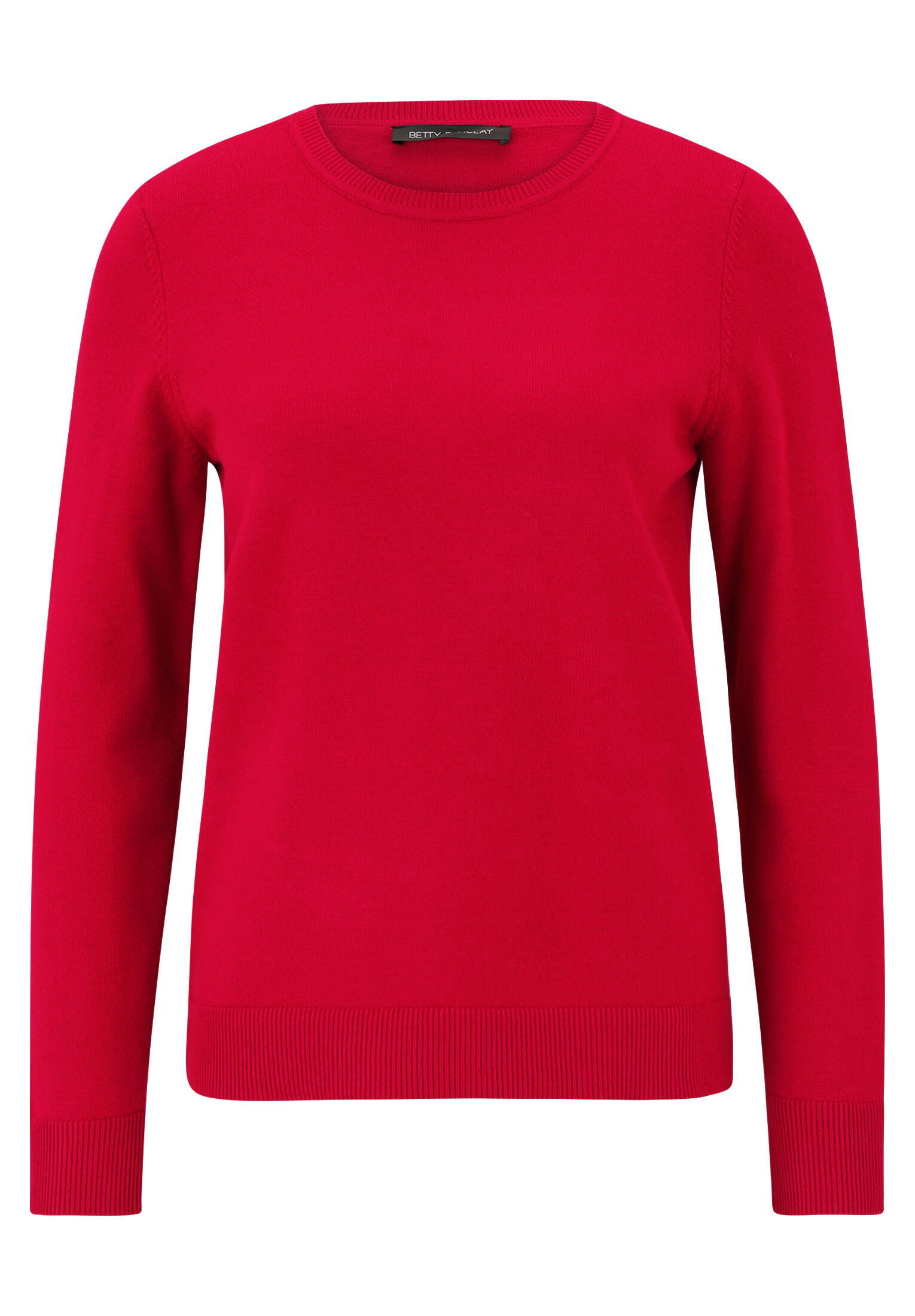 Betty Barclay - Basic-Strickpullover rot - Gr. - 48 von Betty Barclay