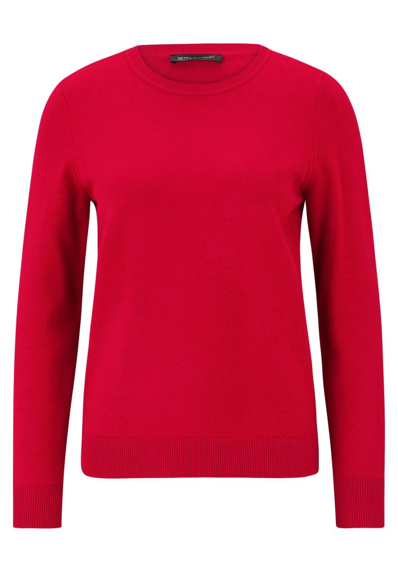 Betty Barclay - Basic-Strickpullover rot - Gr. - 48 von Betty Barclay