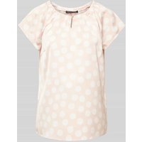 Betty Barclay Bluse mit Allover-Muster in Rose, Größe 40 von Betty Barclay