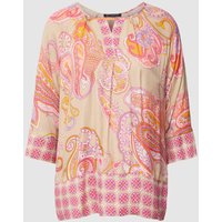 Betty Barclay Bluse mit Paisley-Muster in Camel, Größe 38 von Betty Barclay