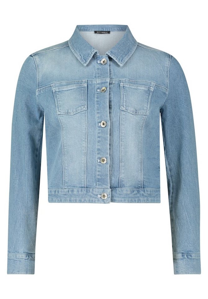 Betty Barclay Blusenblazer Blazerjacke Kurz 1/1 Arm Light Blue Denim von Betty Barclay