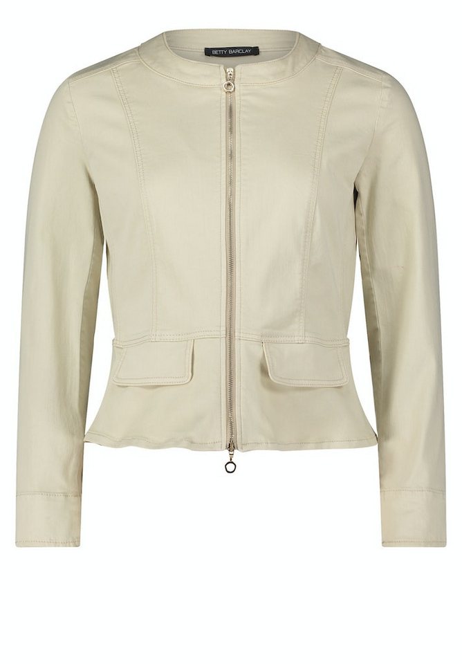 Betty Barclay Blusenblazer Blazerjacke Kurz 1/1 Arm Powder Sand von Betty Barclay