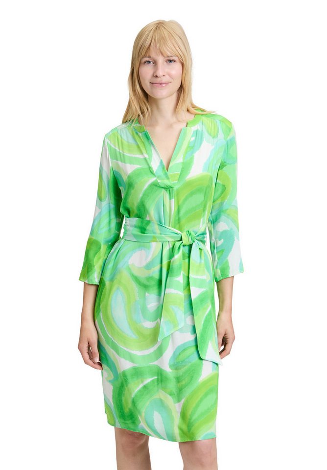 Betty Barclay Blusenkleid Damen Sommerkleid Blusenkleid mit Gürtel Druck von Betty Barclay