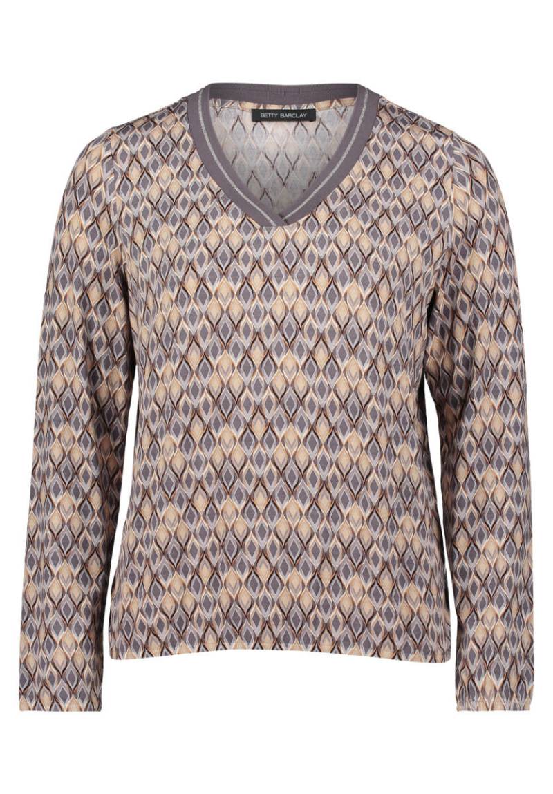Betty Barclay - Blusenshirt beige/grau - Gr. - 48 von Betty Barclay