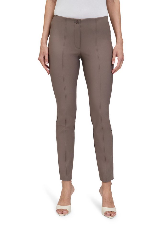 Betty Barclay Bügelfaltenhose Damen Businesshose Slim Fit Material von Betty Barclay