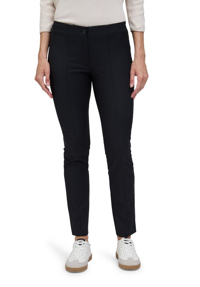 Betty Barclay Bügelfaltenhose Damen Businesshose Slim Fit Material von Betty Barclay