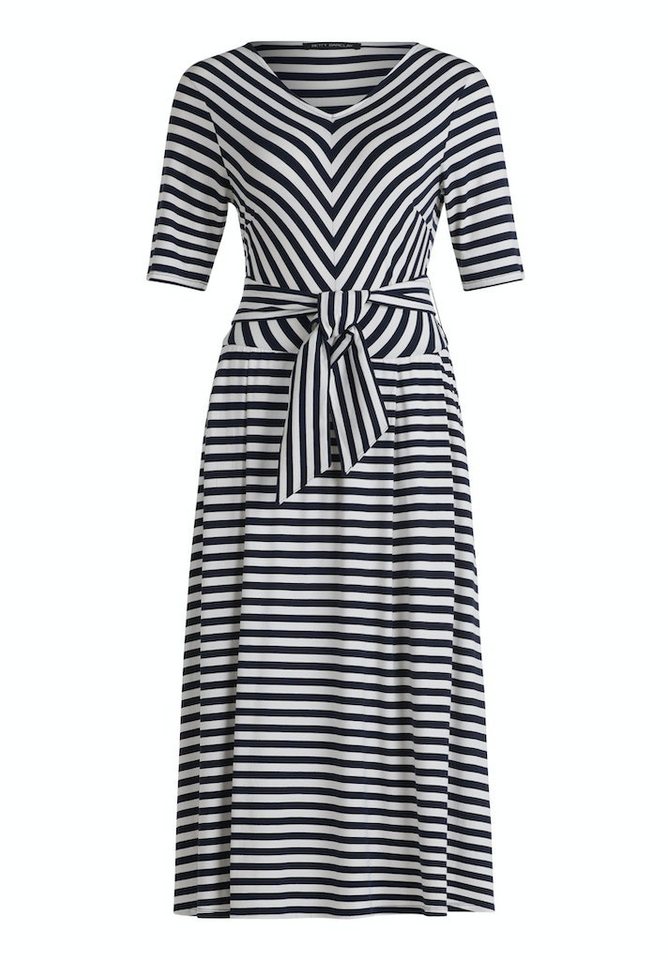 Betty Barclay Cocktailkleid Kleid Lang 1/2 Arm Dark Blue/Cream von Betty Barclay