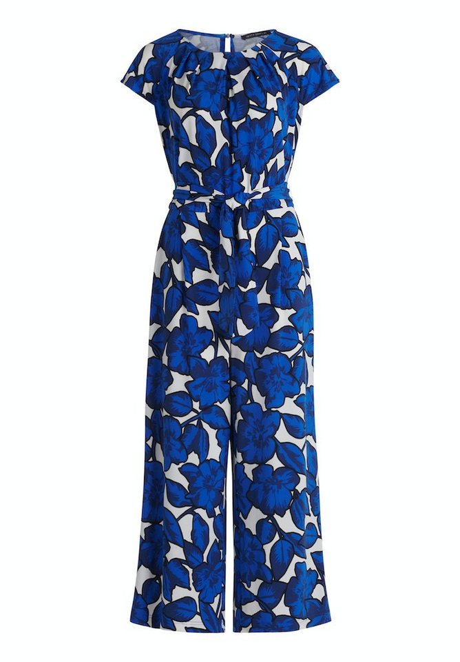 Betty Barclay Cocktailkleid Overall Lang 1/2 Arm Blue/Cream von Betty Barclay