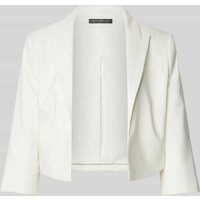 Betty Barclay Cropped Blazer mit Brustleistentasche in Offwhite, Größe 48 von Betty Barclay