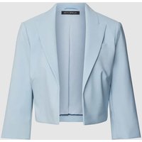 Betty Barclay Cropped Blazer mit Reverskragen in Hellblau, Größe 42 von Betty Barclay