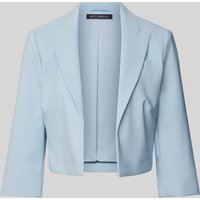 Betty Barclay Cropped Blazer mit Reverskragen in Hellblau, Größe 46 von Betty Barclay