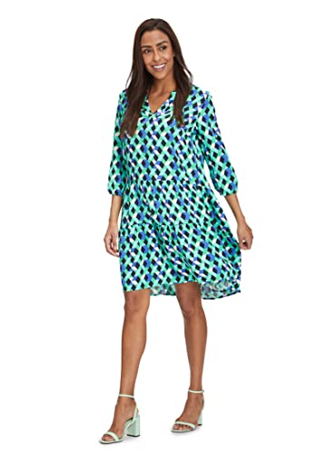 Betty Barclay Damen 1131/1108 Kleid, Green/Blue, 38 von Betty Barclay