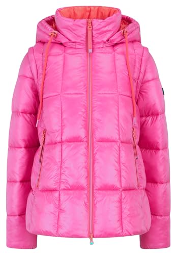 Betty Barclay Damen 2 in 1 Jacke mit Kapuze Pink,42 von Betty Barclay