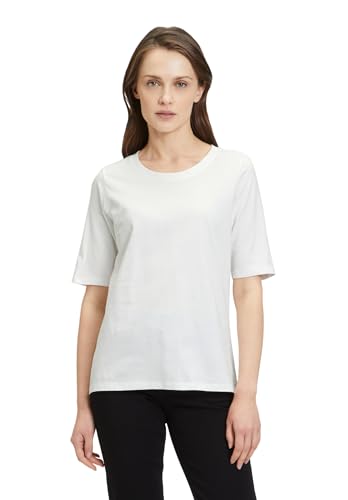 Betty Barclay Damen Basic Shirt mit Rundhalsausschnitt Rohweiß,46 von Betty Barclay