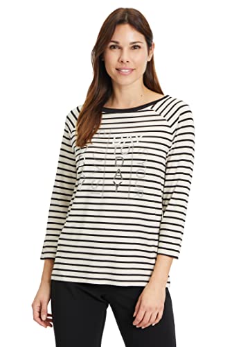 Betty Barclay Damen 2676/1577 T-Shirt, Beige/Black, 42 von Betty Barclay