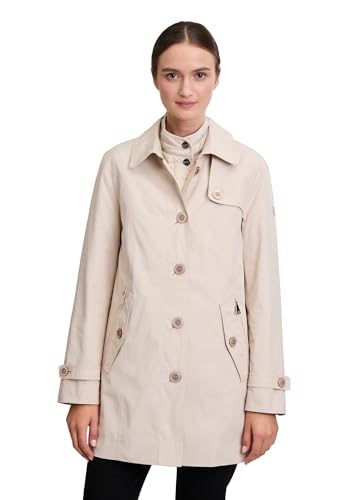 Betty Barclay Damen 3 in 1 Jacke mit Funktion 42, beige von Betty Barclay