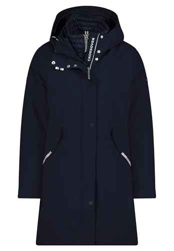Betty Barclay Damen 4 in 1 Jacke mit Funktion 44, Dunkelblau von Betty Barclay