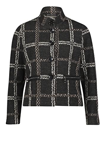 Betty Barclay Damen 4163/1332 Blazer, Black/Taupe, 44 von Betty Barclay