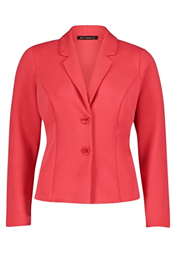 Betty Barclay Damen Jerseyjacke mit Knöpfen Koralle,38 von Betty Barclay