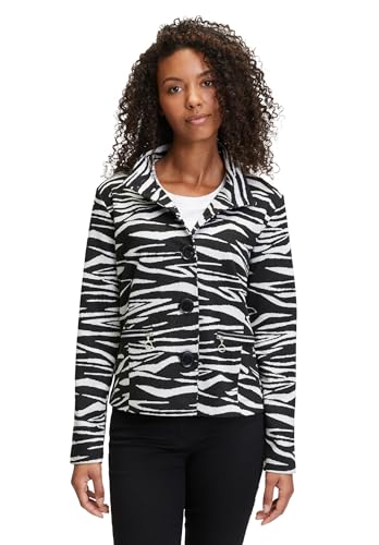 Betty Barclay Damen 4327/2438 Sweatshirt, Black/Cream, 36 von Betty Barclay