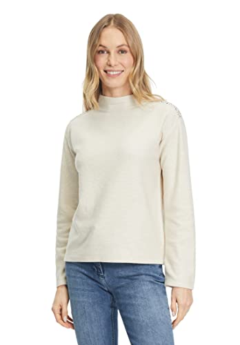 Betty Barclay Damen 5894/1026 Strickpullover Kurz 1/1 Arm, Light Beige Melange, 44 von Betty Barclay