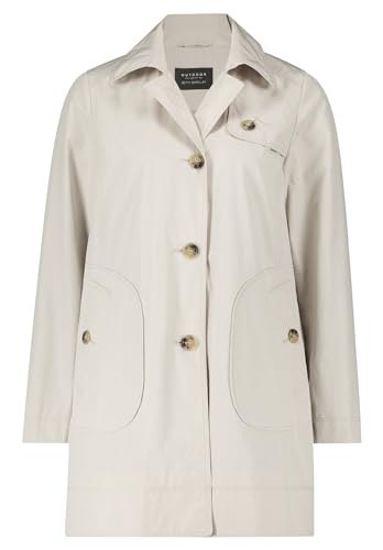 Betty Barclay Damen Kurzmantel mit aufgesetzten Taschen beige,46 von Betty Barclay