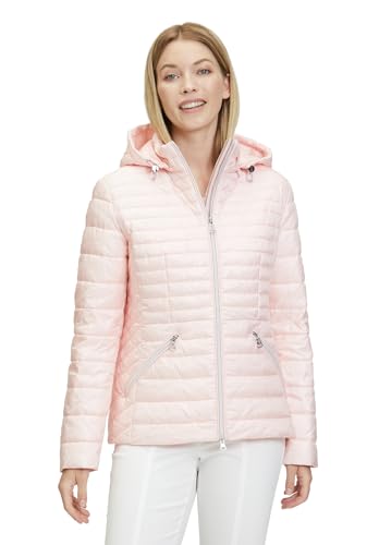 Betty Barclay Damen Steppjacke mit abnehmbarer Kapuze Misty Light Rose,42 von Betty Barclay