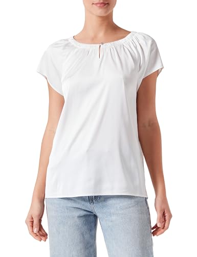 Betty Barclay Damen Casual-Bluse mit Muster Rohweiß,38 von Betty Barclay