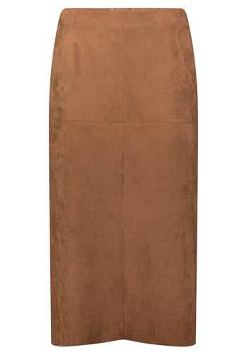 Betty Barclay Damen A-Linien-Rock unifarben 42, Classic Nougat von Betty Barclay