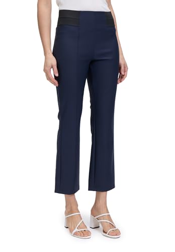 Betty Barclay Damen Basic-Hose mit elastischem Bund 44, dunkelblau von Betty Barclay