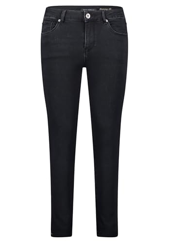 Betty Barclay Damen Basic-Jeans mit Waschung 36, Black Denim von Betty Barclay