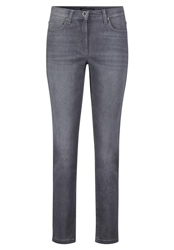 Betty Barclay Damen Basic-Jeans mit Waschung 46, Light Grey Denim von Betty Barclay