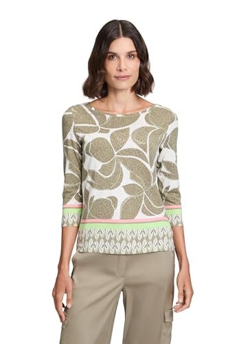 Betty Barclay Damen Basic Shirt mit Print 40, Khaki/Green Betty Barclay Damen Basic Shirt mit Print 40, Khaki/Green von Betty Barclay