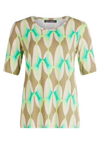 Betty Barclay Damen Basic Shirt mit Print 46, Khaki/Green Betty Barclay Damen Basic Shirt mit Print 46, Khaki/Green von Betty Barclay