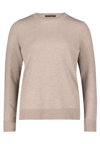 Betty Barclay Damen Basic-Strickpullover mit Rundhalsausschnitt Funghi Melange,40 von Betty Barclay