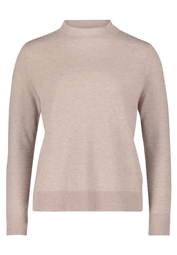 Betty Barclay Damen Basic-Strickpullover mit Stehkragen Funghi Melange,40 von Betty Barclay
