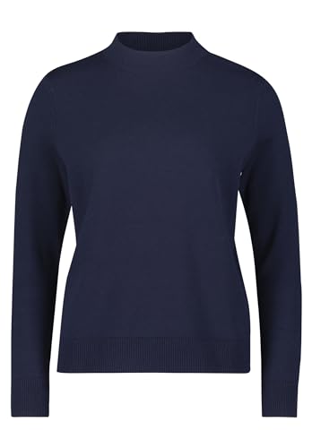Betty Barclay Damen Basic-Strickpullover mit Stehkragen dunkelblau,38 von Betty Barclay