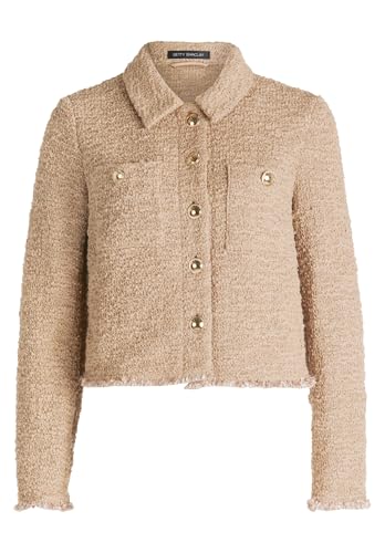 Betty Barclay Damen Blazer-Jacke Langarm 36, Beige von Betty Barclay