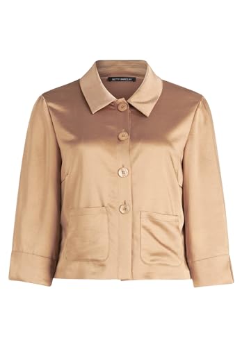 Betty Barclay Damen Blazer-Jacke Langarm Golden Camel,40 von Betty Barclay