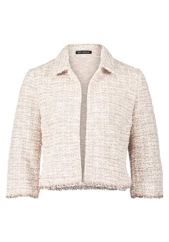 Betty Barclay Damen Blazer-Jacke Langarm Rose/Cream,44 von Betty Barclay