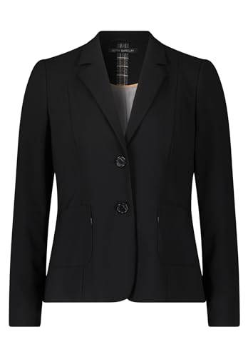 Betty Barclay Damen Blazer-Jacke Langarm Schwarz,40 von Betty Barclay