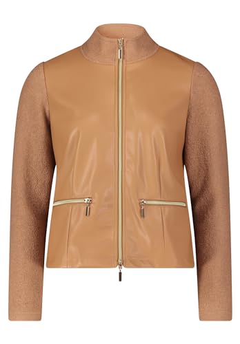 Betty Barclay Damen Blazer-Jacke mit Stehkragen Beige,40 von Betty Barclay